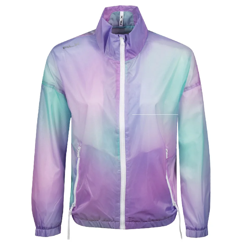 RLX Ralph Lauren Printed Windbreaker Womens Golf Jacket Herringbone Jacket Houndstooth Jacket Plaid Jacket