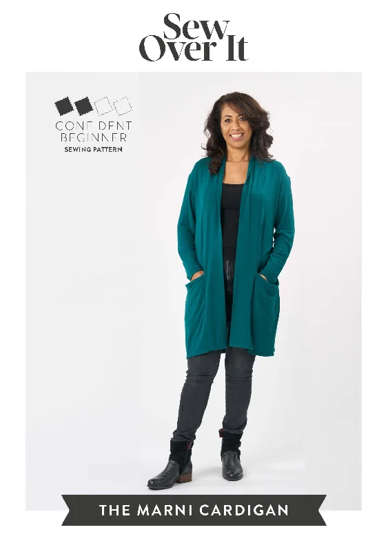 Marni Cardigan PDF Sewing Pattern Patchwork Embroidered Appliqued