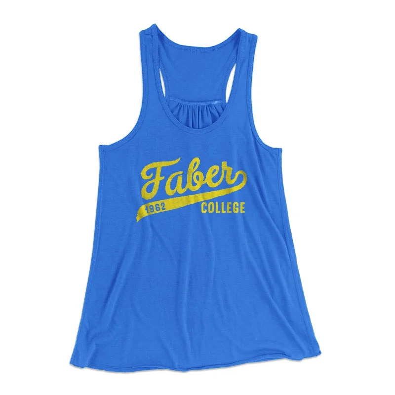 Faber College Women's Flowey Tank Top stylish tank top