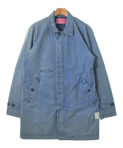 EFFECTEN Soutien collar coats Tweed Herringbone Houndstooth