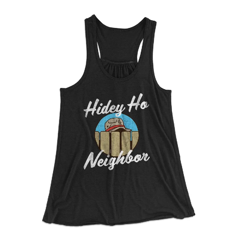 Hidey Ho Neighbor Women's Flowey Tank Top fashionable tank top