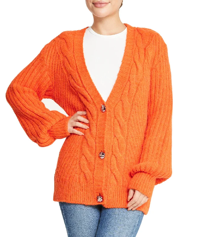 Deep V Cable Cardigan Lightweight Heavyweight Midweight