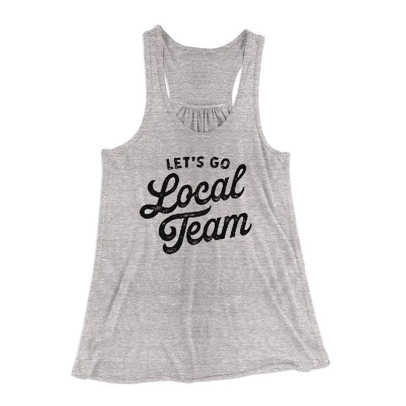 Go Local Team Women's Flowey Tank Top crew neck tank