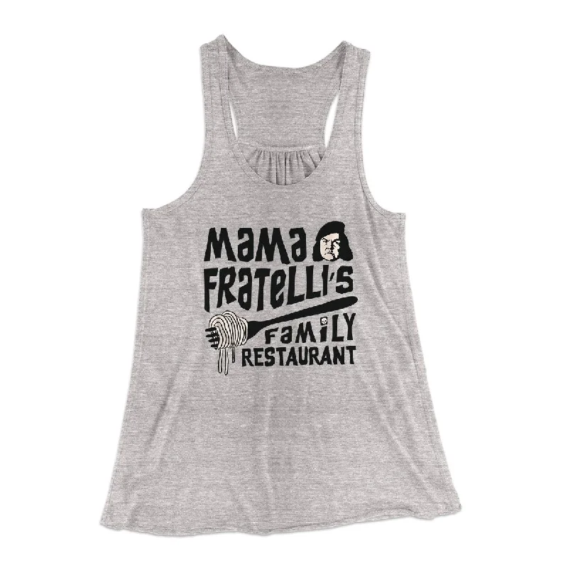 Mama Fratelli's Family Restaurant Women's Flowey Tank Top sexy tank top