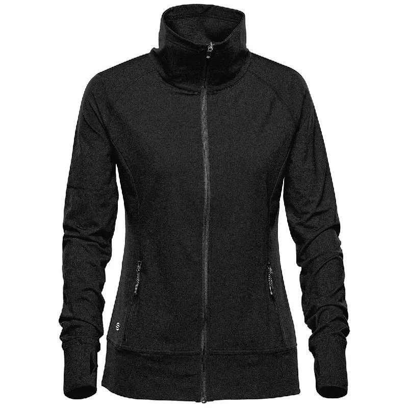 Stormtech Women's Black Pacifica Jacket Belted Jacket Elasticated Jacket Padded Jacket