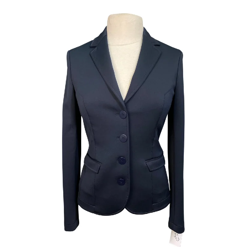 Equiline 'Chantalk' B-Move Show Coat in Navy - Women's IT 42 (US 8) Vent Hem Cuff