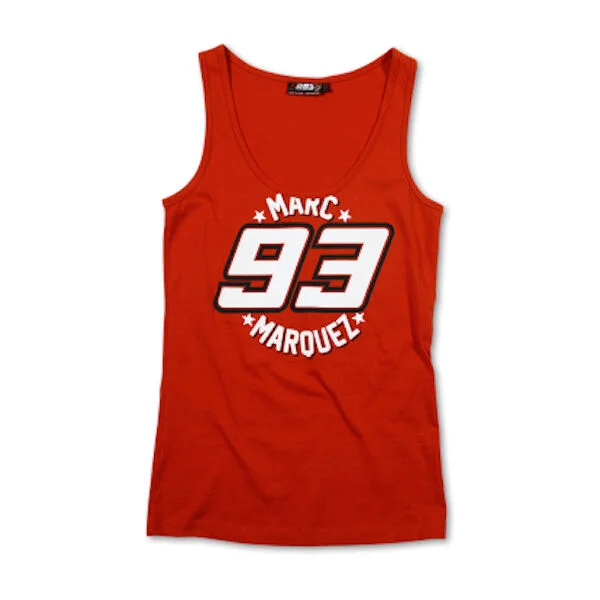 Official Marc Marquez 93 Red Womans Tank Top - modal blend tank