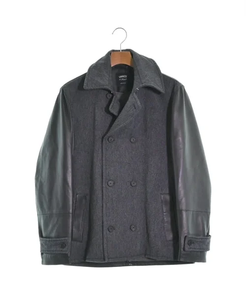 EMMETI Pea Coats Suede Jacket Faux Fur Jacket Puffer Jacket