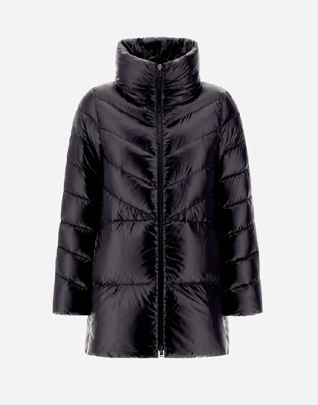 A-Shape Coat Turtleneck Jacket Crew Neck Jacket V-Neck Jacket