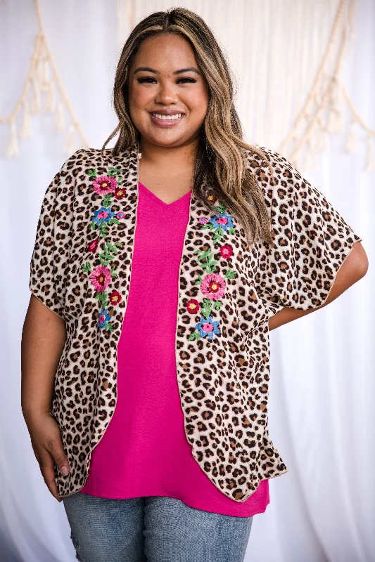 Pretty Lil Thang - Kimono Cardigan Bright Pastel Dark