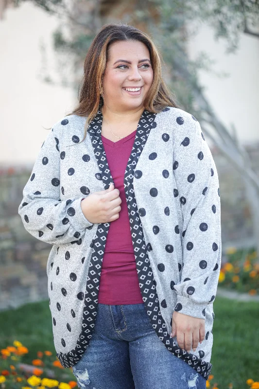 Too Dot To Handle Hacci Cardigan Cotton Fabric Linen Fabric Terry Fabric