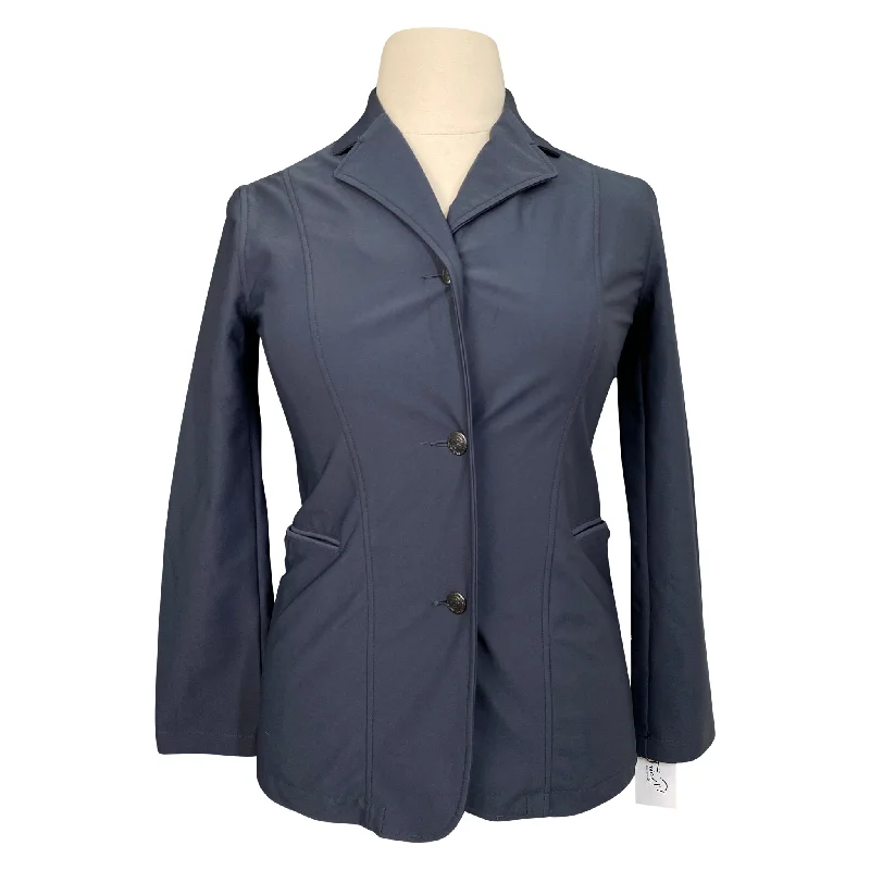 Horze 'Wiona' Show Coat in Navy - Women's Large Welt Pockets Slit Pockets Flap Pockets