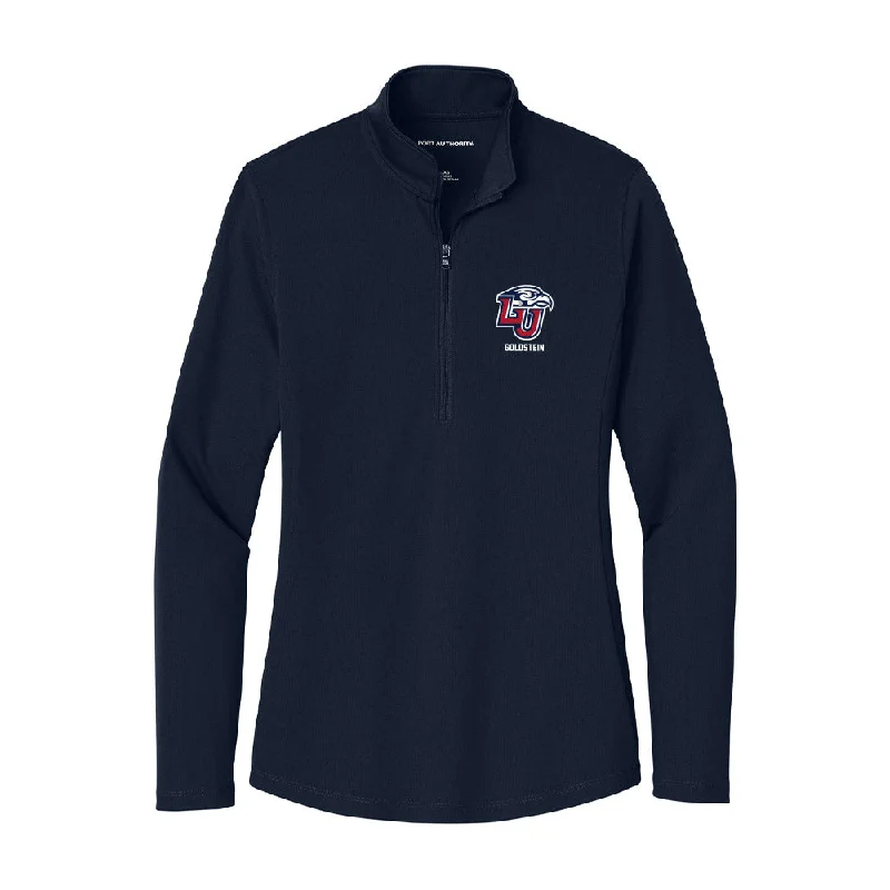 Liberty - NCAA Women's Track & Field : Parker Goldstein - Women's Lightweight Quarter Zip Jacket Nylon Fabric Polyester Fabric Spandex Fabric