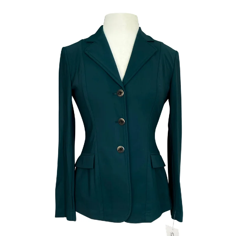 RJ Classics 'Monterey' Orange Label Show Coat in Teal - Women's 4R Fleece Down Feather