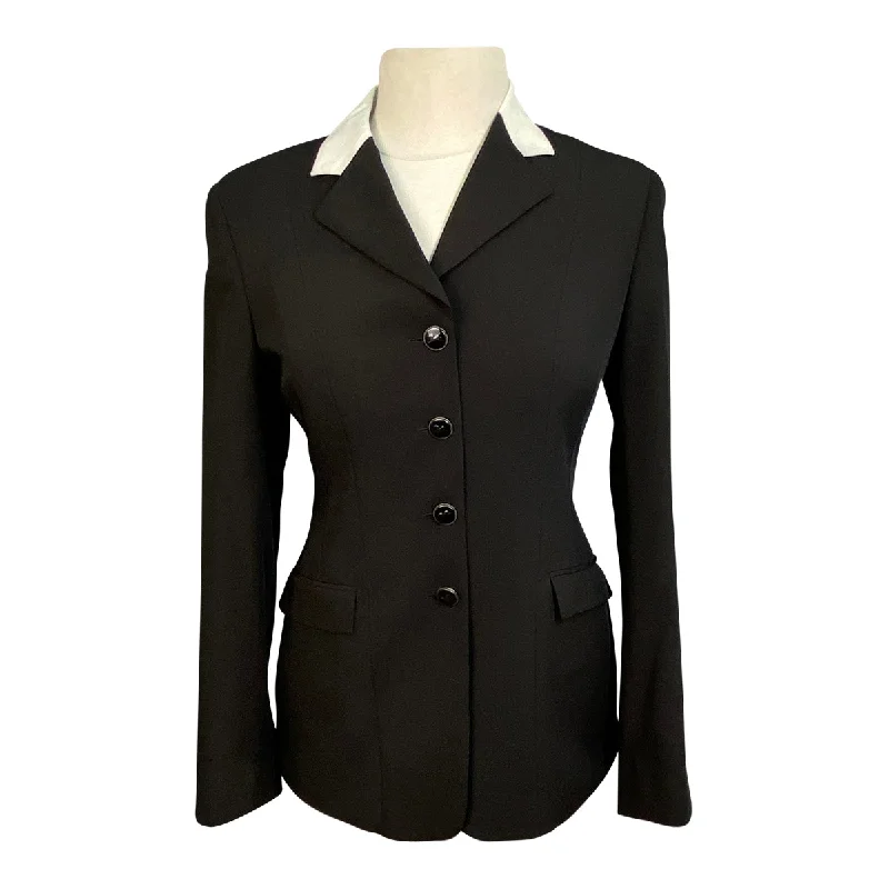 RJ Classics 'Palm' Show Coat in Black/Cream - Women's 4 Tie-Waist Belted Drawstring