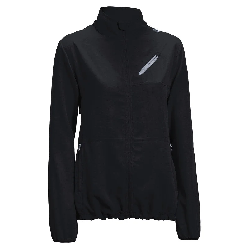 Expert Women's Black Run Away Jacket Boat Neck Shawl Collar Notched Collar