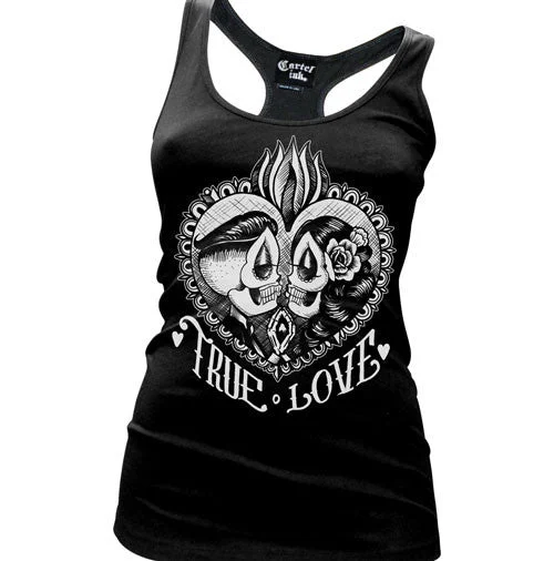 True Love Women's Racer Back Tank Top casual tank top