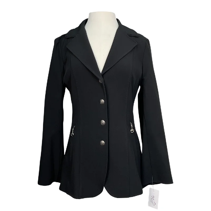 Goode Rider Ideal Show Coat in Black - Women's 12 Cape Coat Herringbone Coat Tweed Coat