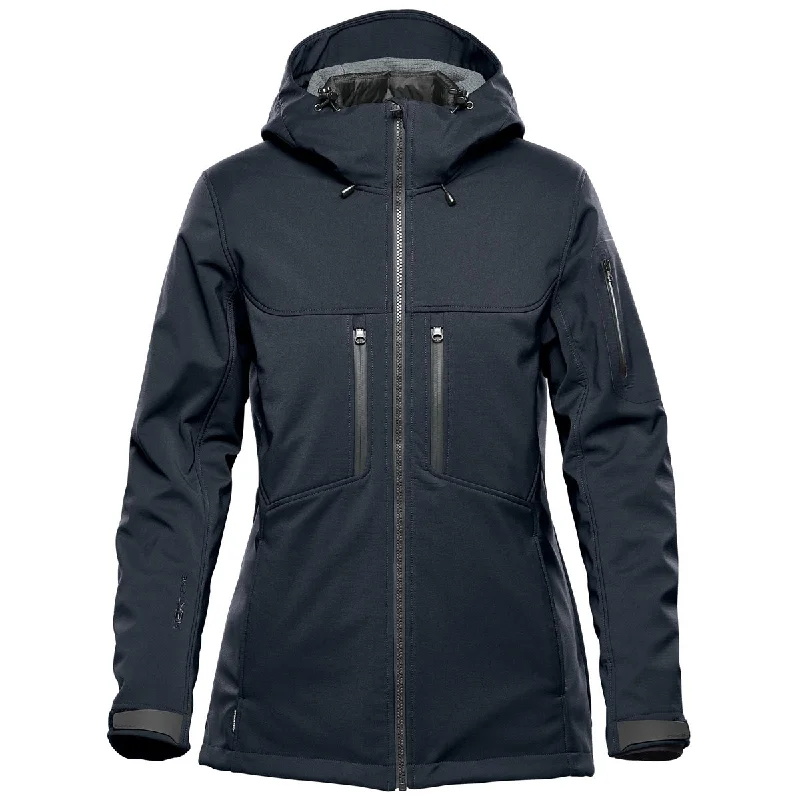Stormtech Women's Navy Epsilon System Jacket Chenille Fabric Brocade Fabric Lace Fabric