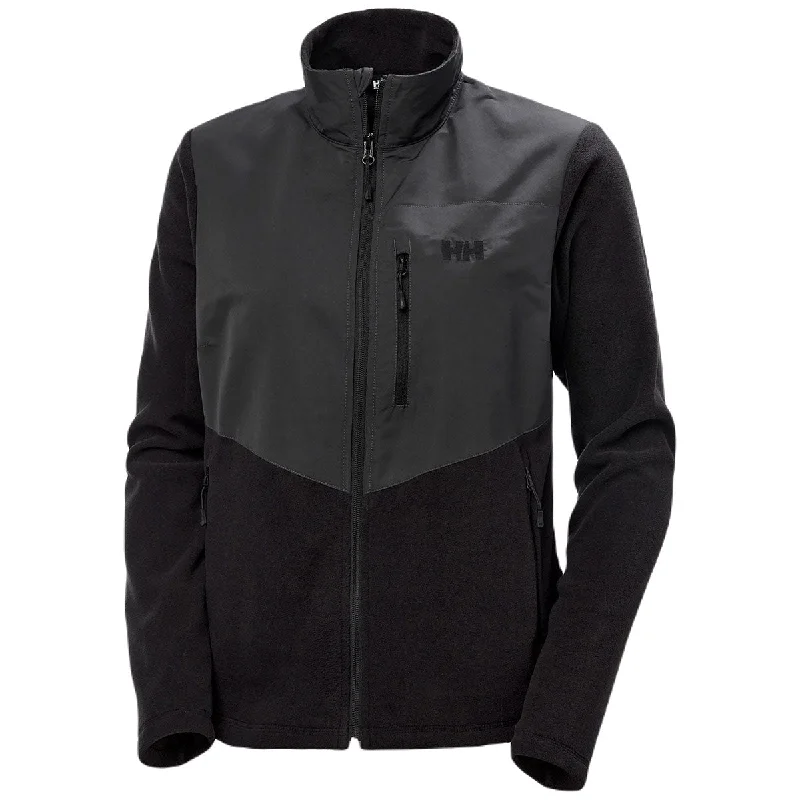 Helly Hansen Women's Black Daybreaker Block Jacket Snapped Jacket Toggled Jacket Drawstring Jacket