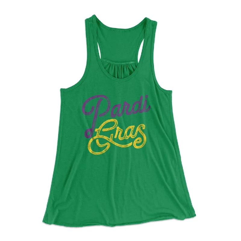 Pardi Gras Women's Flowey Tank Top cute tank top