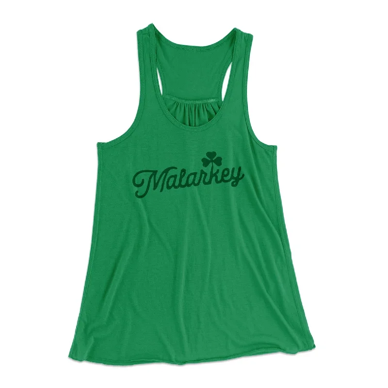 Malarkey Women's Flowey Tank Top off shoulder tank