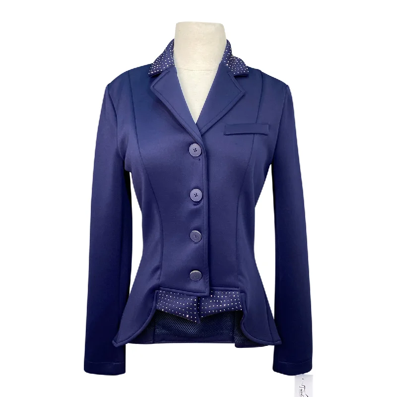 HKM Dressage Show Coat in Navy - Women's EU 34 (US 4) Embroidered Appliqued Beaded