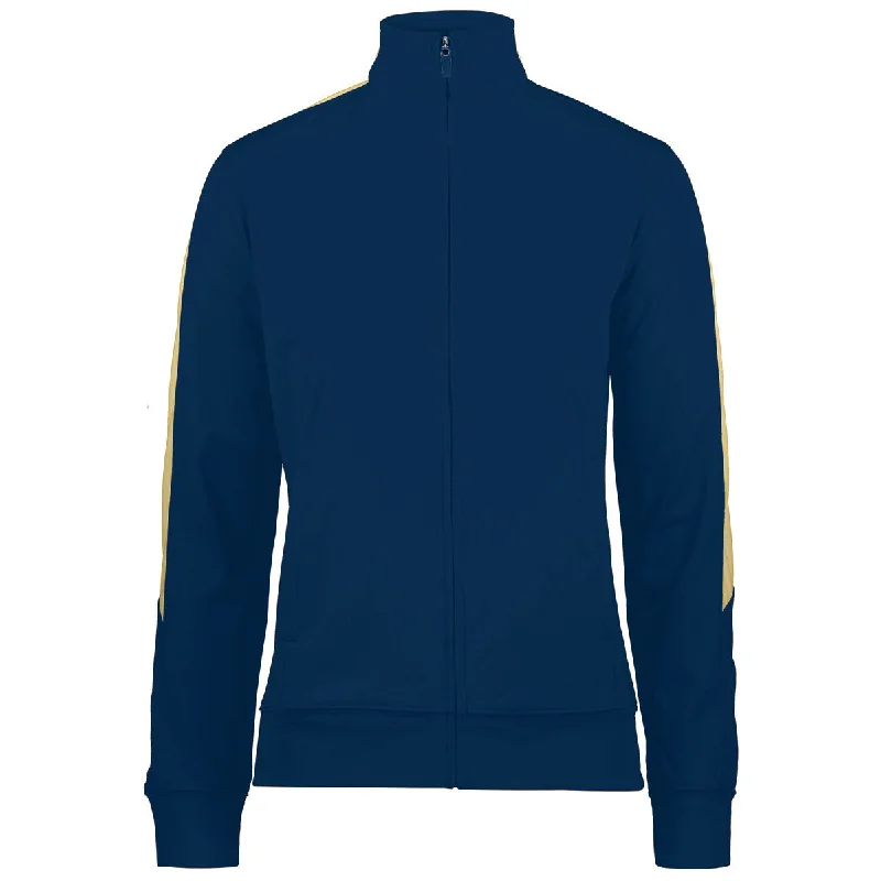 Augusta Women's Navy/Vegas Gold Medalist Jacket 2.0 Rayon Jacket Velvet Jacket Corduroy Jacket
