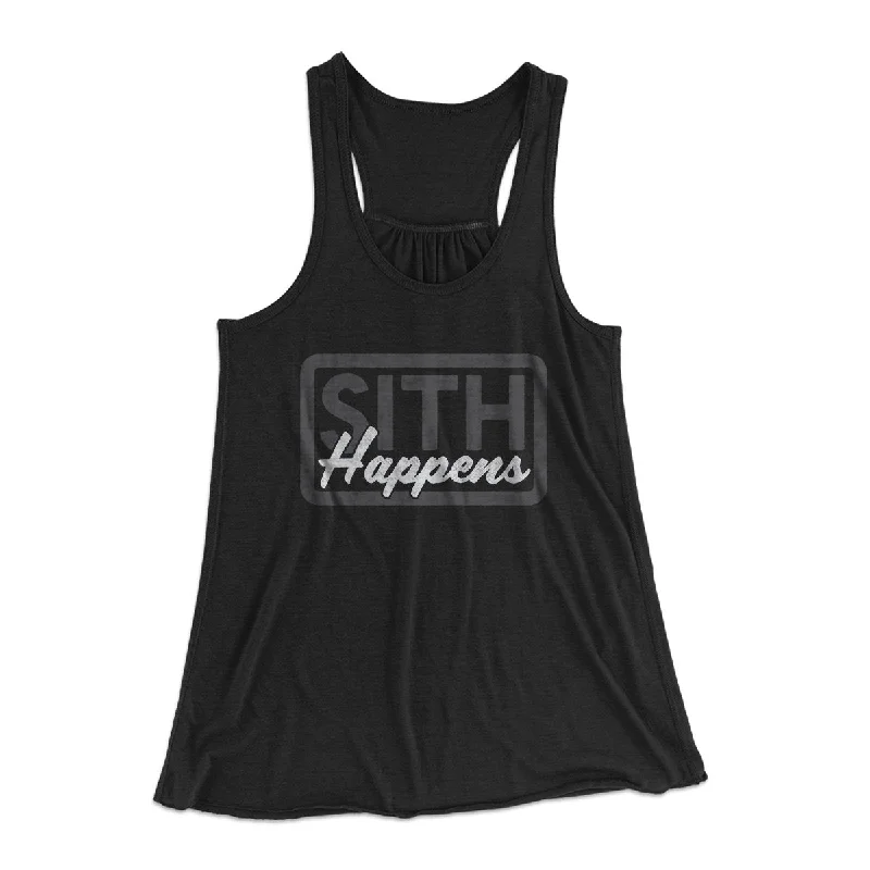 Sith Happens Women's Flowey Tank Top peekaboo tank top