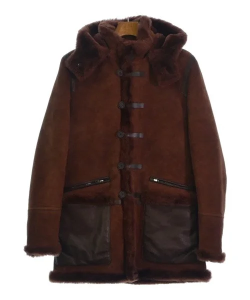 EMMETI Sheepskin coats Cape Coat Herringbone Coat Tweed Coat