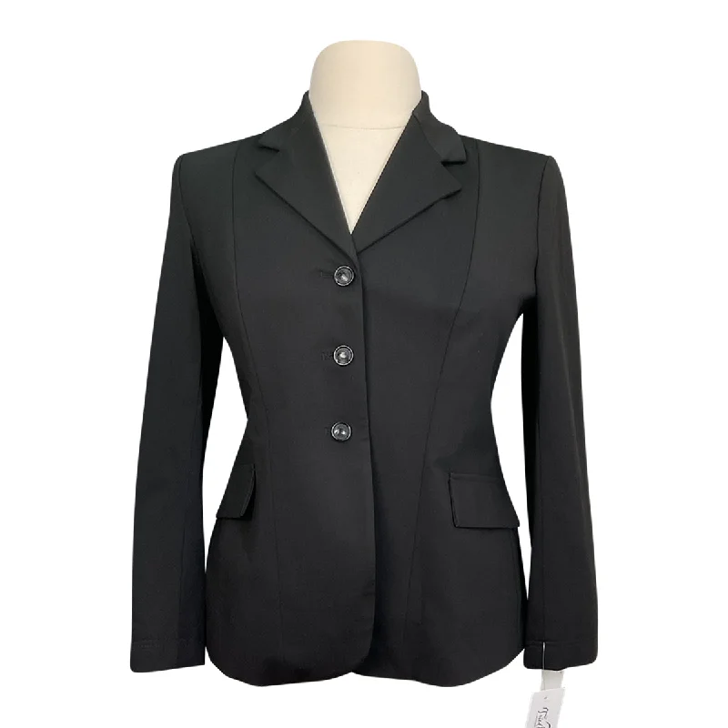 Grand Prix EQJ Classic Show Coat  in Black - Women's 16R (US 10R) Quilted Jacket Anorak Windbreaker