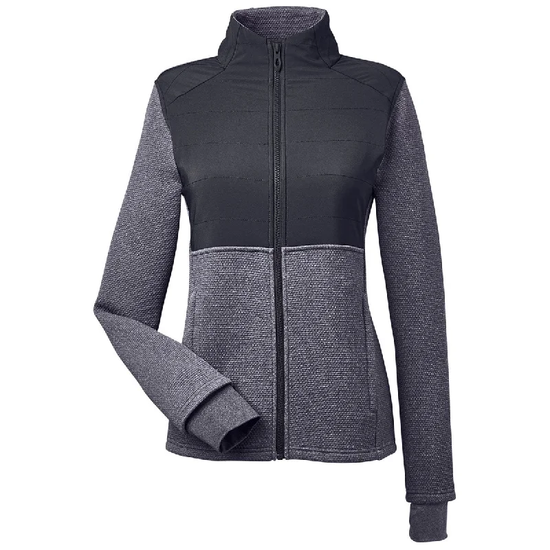 Spyder Women's Frontier Heather/Black Pursuit Commuter Jacket Fitted Jacket Loose Jacket Oversized Jacket