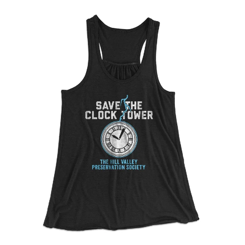 Save the Clock Tower Women's Flowey Tank Top bold tank top