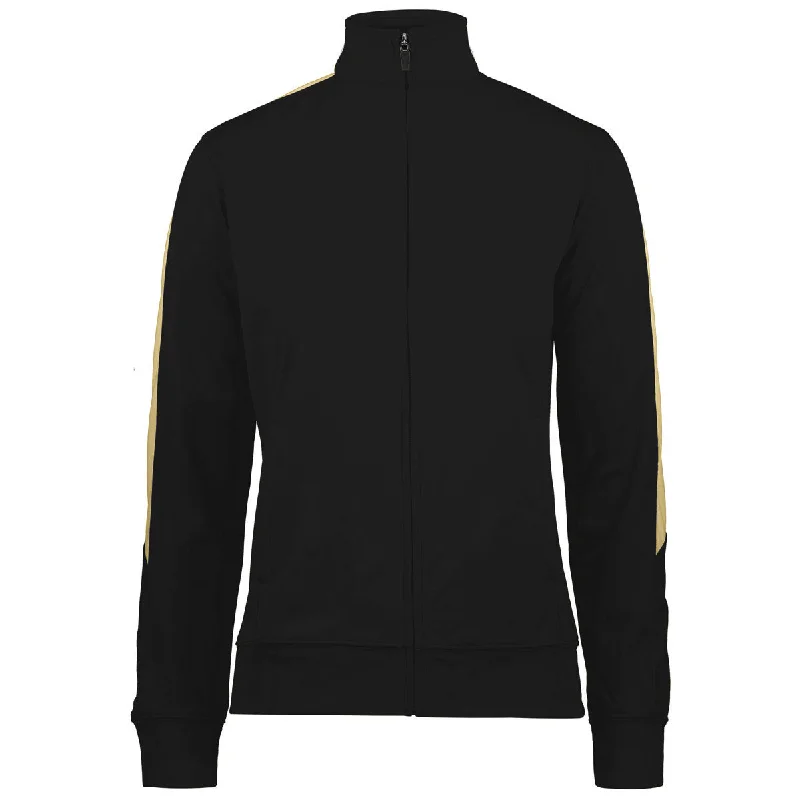 Augusta Women's Black/Vegas Gold Medalist Jacket 2.0 Chenille Jacket Brocade Jacket Lace Jacket
