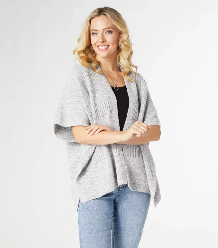 Neve Rib Knit Stripe Cardigan Cardigan Knitwear Sweater