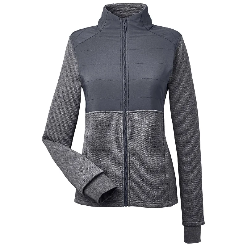 Spyder Women's Black Heather/Polar Pursuit Commuter Jacket Elasticated Jacket Padded Jacket Insulated Jacket