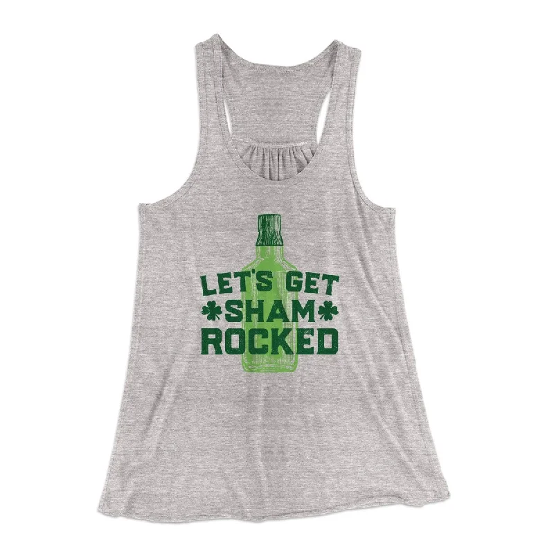 Let's Get Shamrocked Women's Flowey Tank Top lace back tank