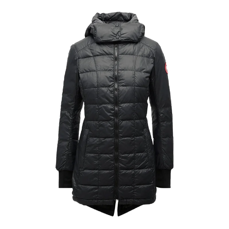 Canada Goose Women's Alliston Coat in Black Bolero Crop Top Camisole