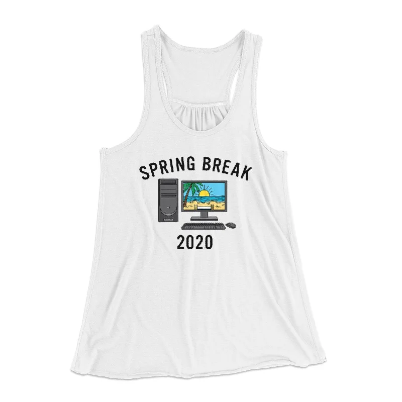 Spring Break 2020 Women's Flowey Tank Top long tank top
