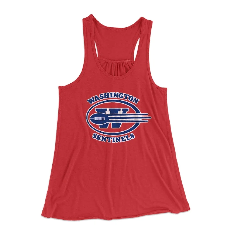 Washington Sentinels Women's Flowey Tank Top flirty tank top