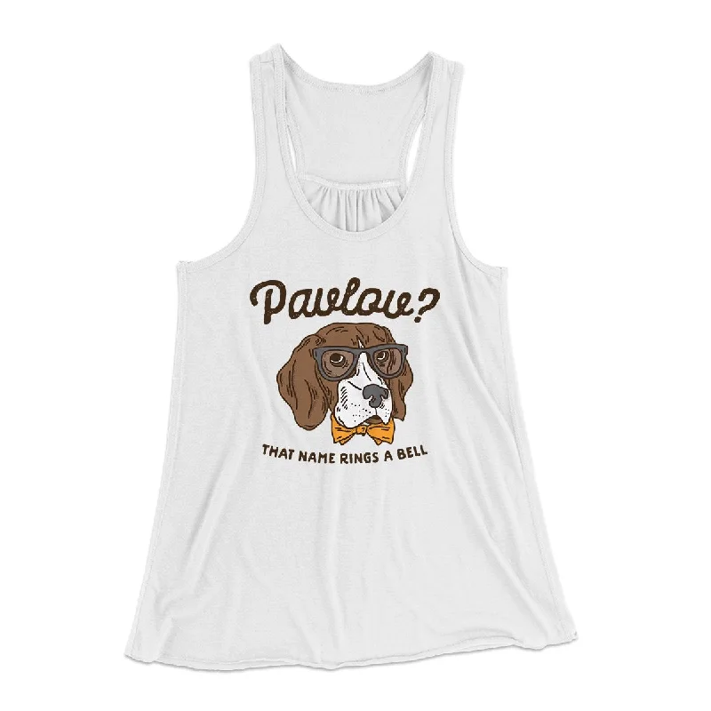 Pavlov's Dog Women's Flowey Tank Top cutout tank top