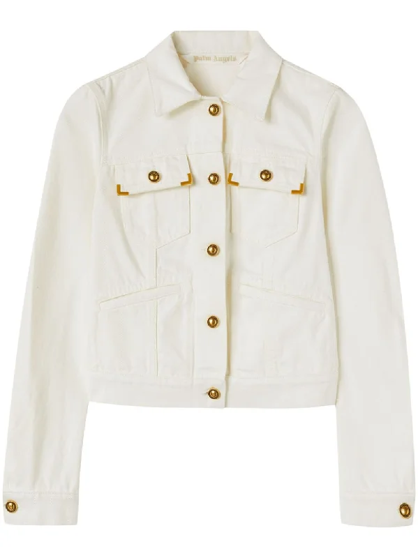 spread-collar cotton denim jacket Rayon Fabric Velvet Fabric Corduroy Fabric