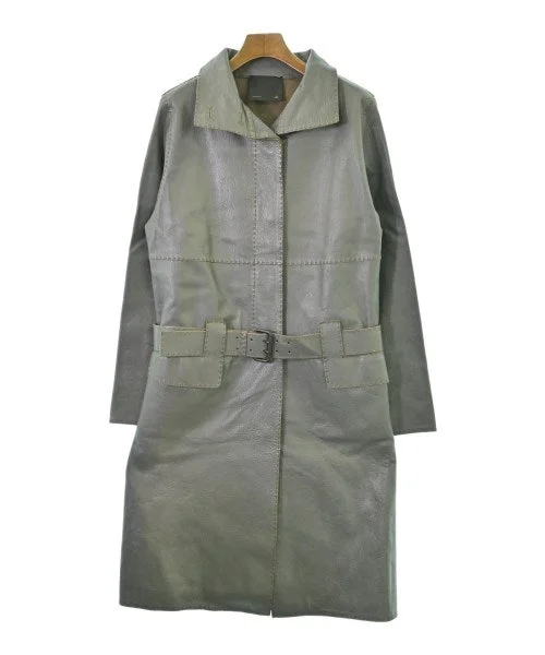 FENDI Soutien collar coats Fitted Loose Oversized