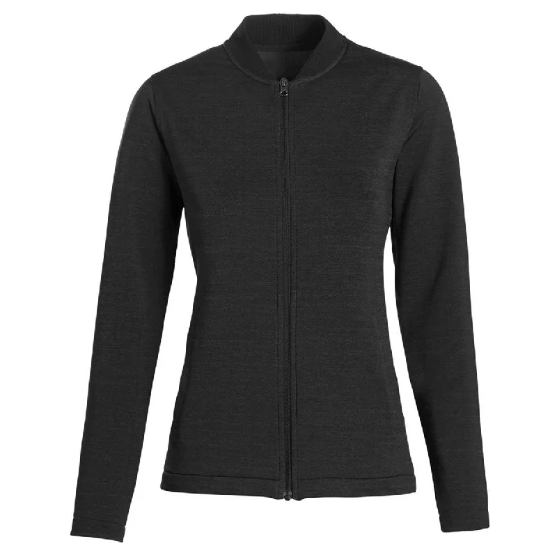 Landway Women's Heather Black Soma Jacket Oversized Jacket Tailored Jacket Straight Jacket
