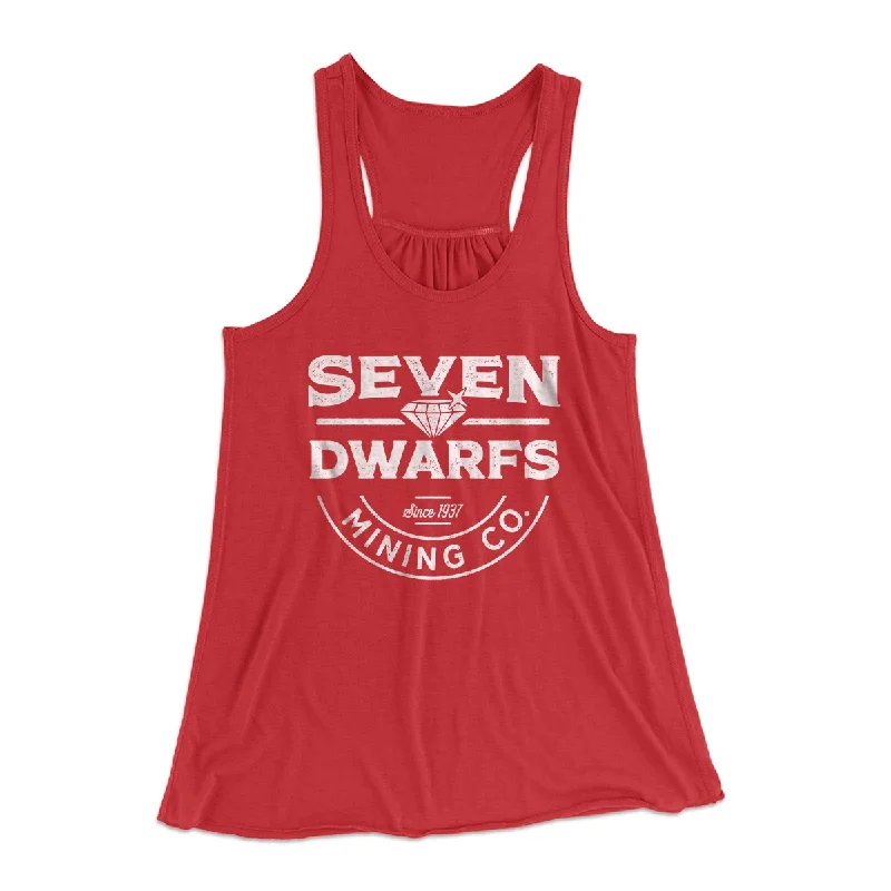 Seven Dwarfs Mining Co. Women's Flowey Tank Top beige tank top