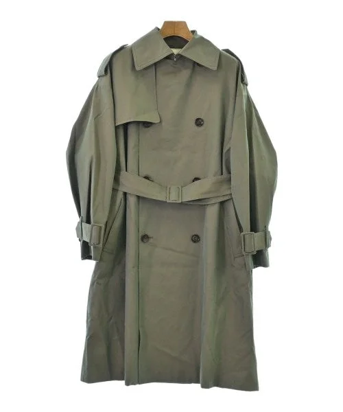 DESSIN DE MODE Trench coats Stand-Up Roll-Neck Turtle