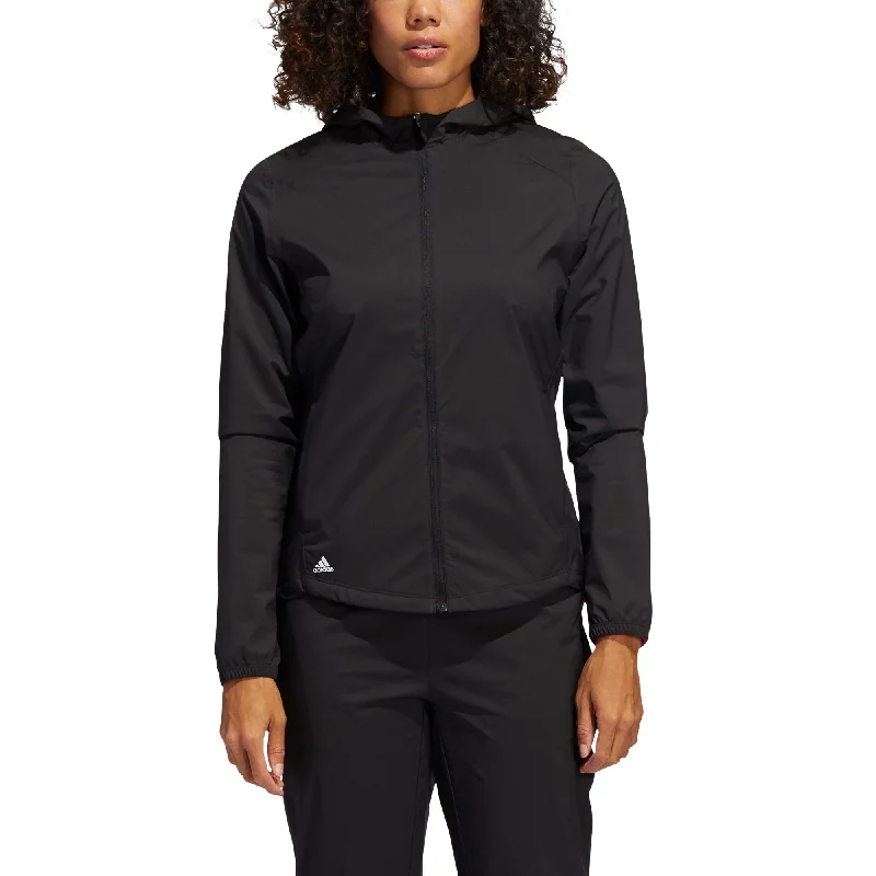 Adidas Provisional Womens Golf Jacket Tiered Jacket Buttoned Jacket Zippered Jacket