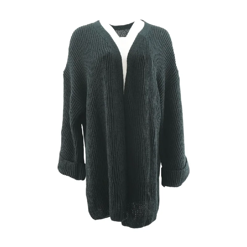 Black Solid Cardigan Sweater Plaid Cardigan Polka Dot Checkered