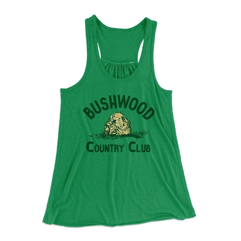 Bushwood Country Club Women's Flowey Tank Top strappy tank top
