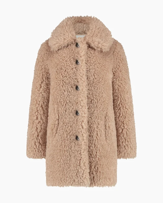 Moussy short coat Embroidered Appliqued Beaded
